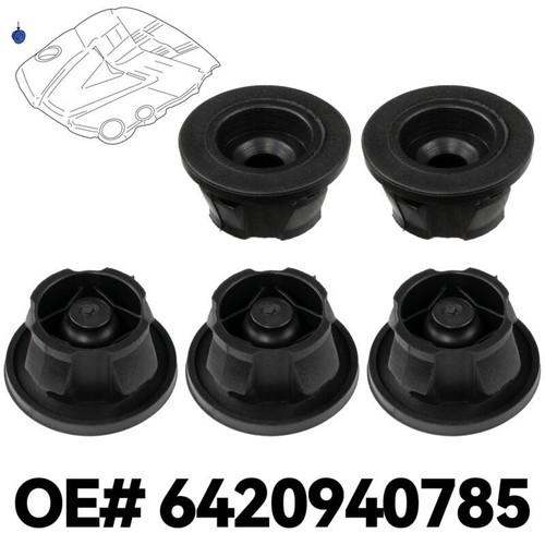 Gummilager motorabdeckung - 5x,